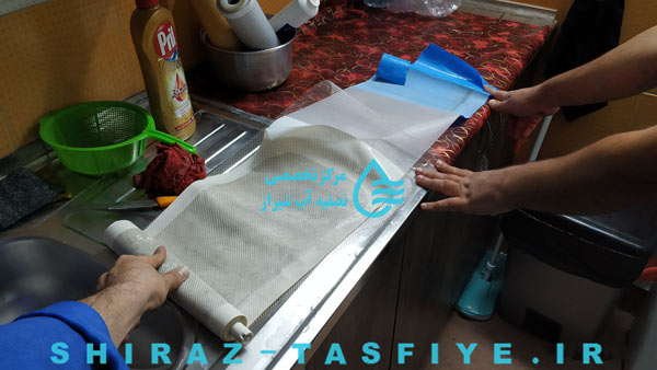 membrane explode باز کردن لایه های فیلتر ممبران