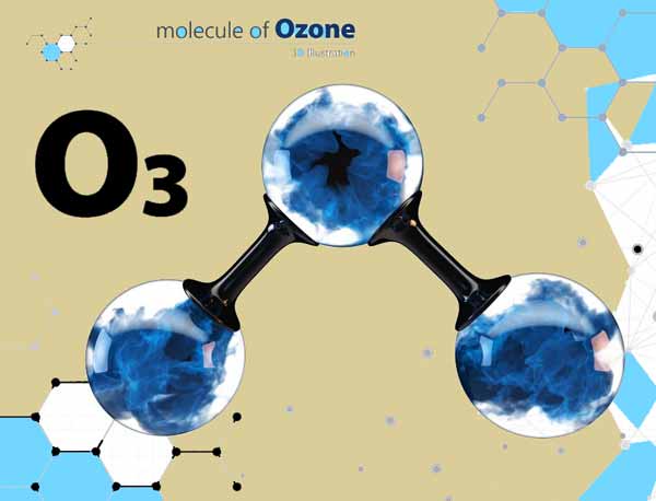 o3 mol مولکول ازن