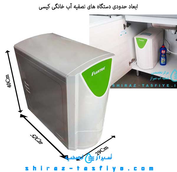 dimension of ro compact ابعاد دستگاه تصفیه آب خانگی کیسی