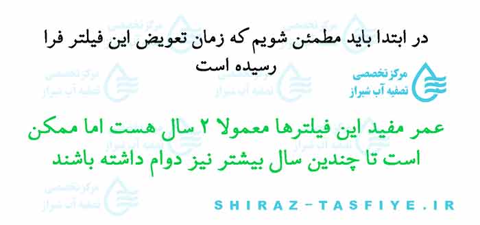 آموزش تعویض فیلتر ممبران