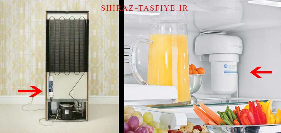 refrigator filterفیلتر داخلی و بیرونی یخچال
