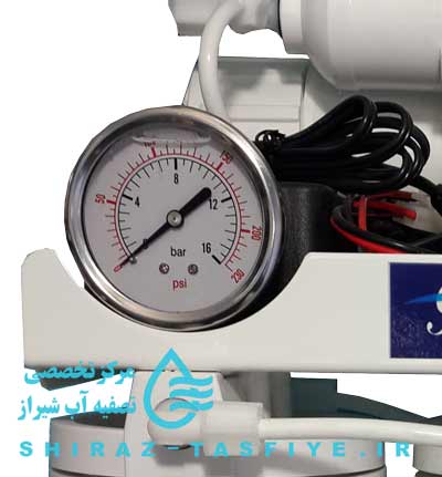 pressure gauge گیج فشار دستگاه تصفیه اب