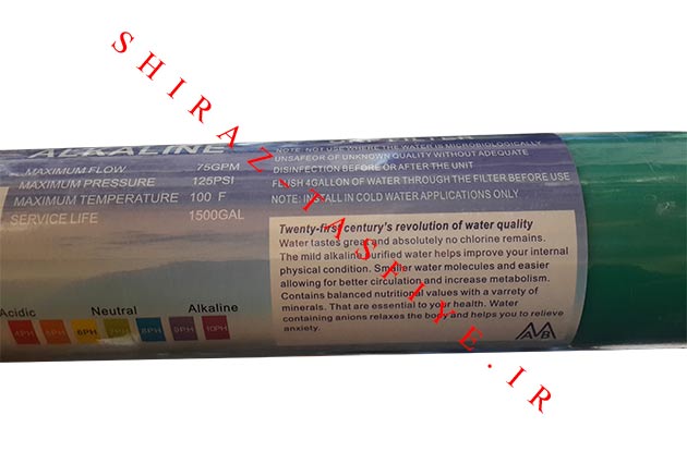 فیلتر قلیایی کننده آب ALKALINE فیلتر قلیایی کننده آب ALKALINE