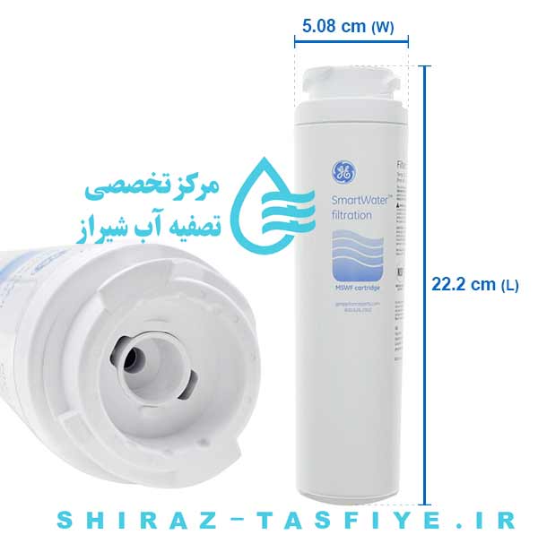 ge mswf سایز و ابعاد فیلتر یخچال ساید جنرال الکتریک امریکا